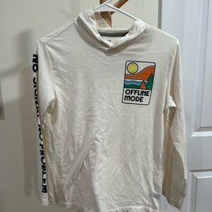 Old Navy Boys Long sleeve shirt with hoodie.